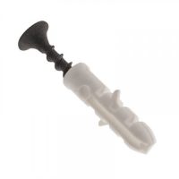 x100 un chazo plastico 1/4 + tornillo