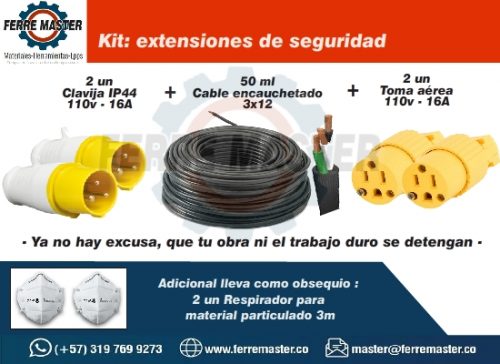 Kit extensiones de seguridad