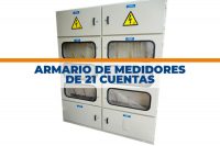 Armario de medidores de 21 cuentas