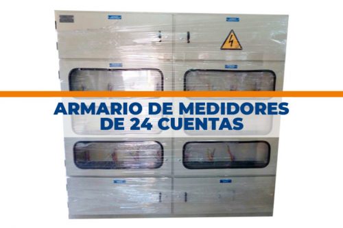 Armario de medidores de 24 cuentas