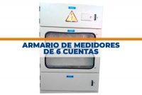 Armario de medidores de 6 cuentas