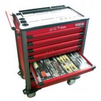 FORCE 10218R-325 CARRO DE 8 GAVETAS C/325 HERRAMIENTAS MM Y PULG.