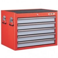 FORCE 10225R COFRE 5 GAVETAS PARA HERRAMIENTAS ROJO 690X460X490MM