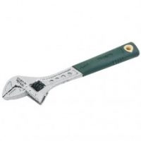 FORCE 649250A LLAVE FRANCESA CROMADA MANGO PLASTICO ESPUMOSO 10"