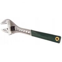 FORCE 649375A LLAVE FRANCESA CROMADA MANGO PLASTICO ESPUMOSO 15"