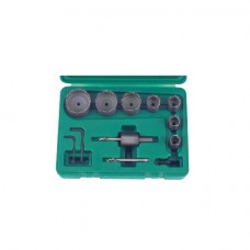 FORCE 913U2 JUEGO DE 7 PERFORADORES CON PUNTA DE CARBURO DE TUNGSTENO 30-51MM Y ACCESOROS