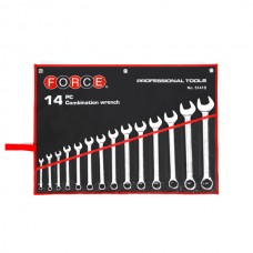 FORCE 5141C JUEGO DE 14 LLAVES COMBINADAS CON FUNDA NEGRA 10 - 32MM (OLD 5141)