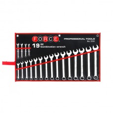 FORCE 5191 JUEGO DE 19 LLAVES COMBINADAS EN FUNDA NEGRA 6 - 24MMN