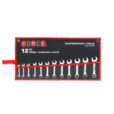 FORCE 51214P JUEG0 12 DE LLAVES COMBINADAS DE MINIATURA EN FUNDA 8 - 19MM 1025G