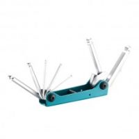 FORCE 5072FS 7 LLAVES ALLEN PLEGABLES EN SOPORTE DE METAL 3/32" - 3/8"