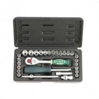 FORCE 2292 JUEGO DE 29 CUBOS, PUNTAS Y ACCESORIOS ESPIGA 1/4 CON ESTUCHE