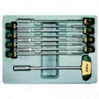 FORCE 2095 JUEGO 9 CUBOS HEX. C/ESPIGA Y PUÑO EN T 5-13X300MM