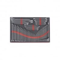 FORCE 5421 JUEGO 42 LLAVES COMBINADAS, CORONA, CORONA ABIERTA EN MM