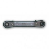 FORCE 8252122 LLAVE CORONA 2 RATCHETS ACODADOS 15° CROMADA 21X22MM LARGO 300MM