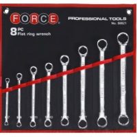 FORCE 50821A JUEGO 8 LLAVES COROFIJAS DOBLADAS 15° 6-7MM A 20-22MM