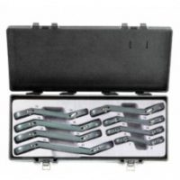 FORCE 50811 JUEGO 8 LLAVES CORONA RATCHET ACODADAS 15° 6-22MM