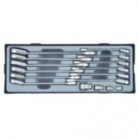 FORCE T5164R JUEGO 16 PZAS 12 LLAVES COMBINADAS ACODADAS 8-19MM C/RATCHET Y 4 SOPORTES BITS