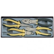 FORCE 5045 JUEGO 4 PIEZAS 3 ALICATES, 1 CORTADORA CON ESTUCHE