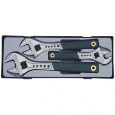 FORCE 5036A JUEGO 3 LLAVES FRANCESAS CON PUÑO 200,250,300MM .