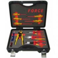 FORCE 51016 JUEGO 10 ALICATES/DESTORNILLADORES/PROBADOR AISLADOS CON ESTUCHE