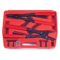 FORCE 912U1 JUEGO 12 PCS ALICATES P SEGUROS INTERNOS/EXTERNOS CON ESTUCHE PLASTICO