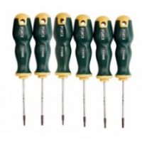 FORCE 2061T JUEGO 6 DESTORNILLADORES TORX DE SEGURIDAD T10H-T30H