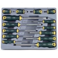 FORCE 2142 JUEGO 14 DESTORNILLADORES PLANOS Y PHILLIPS .--