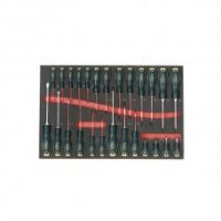 FORCE 2262 JUEGO 26 DESTORNILLADORES PLANO/PHILLIPS/TORX .