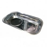 FORCE 88002 BANDEJA MAGNETICA RECTANGULAR ACERO INOX 242X132MM 2 MAGNETOS