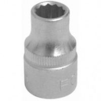 FORCE 53915 CUBO CROMADO CORTO 30MM 12 PUNTOS ESPIGA 3/8" 15MM