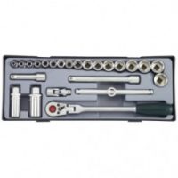 FORCE T3251-72-5 JUEGO 24 CUBOS Y ACCESORIOS ESPIGA 3/8" .