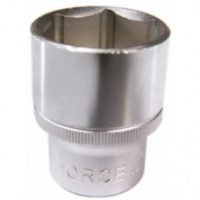 FORCE 54515.16 CUBO CROMADO CORTO 40MM 6 PUNTOS ESPIGA 1/2" 15/16"