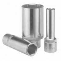 FORCE 545771.1.8 CUBO CROMADO LARGO 77MM 6 PUNTOS ESPIGA 1/2" 1.1/8"