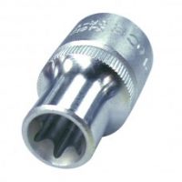 FORCE 54611 CUBO CROMADO CORTO 38MM TORX EXTERIOR ESPIGA 1/2'' E11