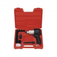 FORCE 4142 JUEGO 15 PZS- CUBOS DE IMPACTO, PISTOLA NEUMÁTICA Y ACCESORIOS ESPIGA 1/2''