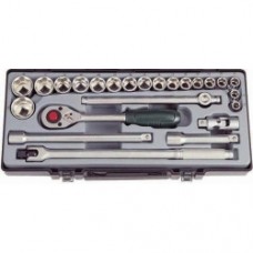 FORCE 4243S-5 JUEGO 24 CUBOS Y ACCESORIOS ESPIGA 1/2" 5/16"-1.1/4"