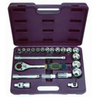 FORCE 4223 JUEGO 22 PIEZAS 15 CUBOS 6 PUNTOS 10-32MM ESP.1/2" 7 ACCESORIOS CON ESTUCHE