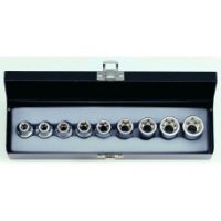 FORCE 40711-9 JUEGO 7 CUBOS LARGOS 12 PUNTOS ESPIGA 1/2" 8 - 19M CON SOPORTE