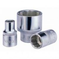 FORCE 54913.16 CUBO CROMADO CORTO 38MM 12 PUNTOS ESPIGA 1/2" 13/16"