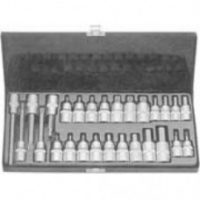 FORCE 4281 JUEGO 27 CUBOS ALLEN Y XZN ESPIGA 3/8" Y 1/2" 4-16MM C/ESTUCHE