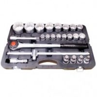 FORCE 6241-72 JUEGO 24 CUBOS Y ACCES. ESPIGA 3/4" 12 PUNTOS C/ESTUCHE NEGRO