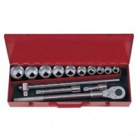 FORCE 6141-5 JUEGO 14 CUBOS Y ACCESORIOS ESPIGA 3/4" 6 PUNTOS 22-50MM C/CAJA