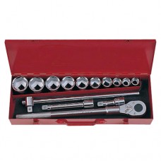 FORCE 6141-5 JUEGO 14 CUBOS Y ACCESORIOS ESPIGA 3/4" 6 PUNTOS 22-50MM C/CAJA