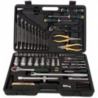 FORCE 4911 JUEGO 91 HERRAMIENTAS ESPIGAS 1/4" Y 1/2" EN MALETIN