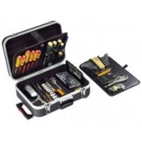 FORCE 50234-107 JUEGO 107 HERRAMIENTAS SURTIDOS EN VALIJA NEGRA RODANTE CON CUBETA