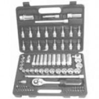 FORCE 3781 JUEGO 78 HERRAMIENTAS CUBOS 3/8", PUNTAS ACCESORIOS, C/MALETIN