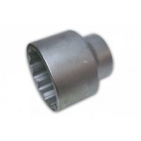 FORCE 58995 CUBO CROMADO CORTO 12 PUNTOS ESPIGA 1'', 95 MM