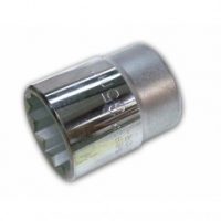 FORCE 5891.13.16 CUBO CROMADO CORTO 12 PUNTOS 75MM ESPIGA 1" 1.13/16"