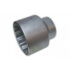 FORCE 5892.0 CUBO CROMADO CORTO 12 PUNTOS 75MM ESPIGA 1" 2"