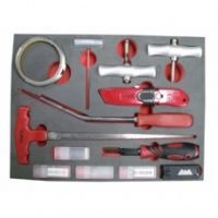 FORCE K913M1 JUEGO 13 HERRAMIENTAS PARA SERVICIO DE PARABRISAS Y VIDRIOS AUTOMOTRICES ESTUCHE